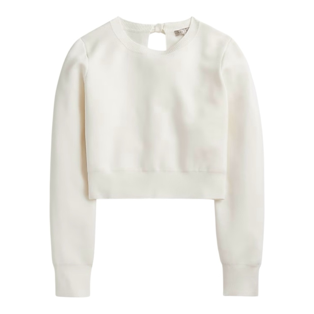 NWT J.Crew Tie-Back Pullover Sweater Sz XS BX486